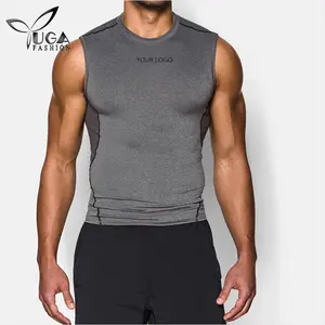 Factory Directly Sell Men's Fitness Clothing Compression Mesh Gym Tank