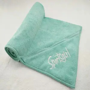 Microfiber Handdoek Rits Met Pocket Persoonlijke Aangepaste Gym Handdoek