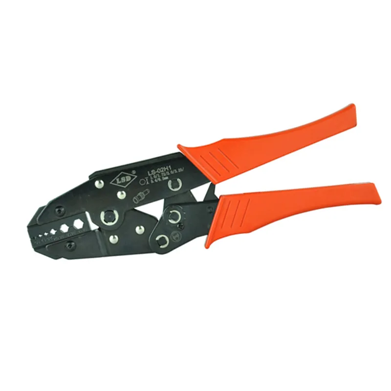 LS-02H1สำหรับการจีบสายโคแอกเชียล BNC,ไฟเบอร์ออปติก,RG6 RG58 RG59 RG62 Crimper Hex