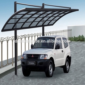 High-Strength Polycarbonate Carport, <strong>Car</strong> Tents and <strong>Car</strong> Parking Sunshade <strong>Awning</strong> with Tensile HDPE Fabric - Product Image 4
