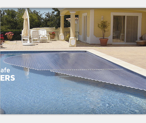 <span class=keywords><strong>Volet</strong></span> roulant automatique pour <span class=keywords><strong>piscine</strong></span> en polycarbonate imperméable sur mesure - Product Image 2