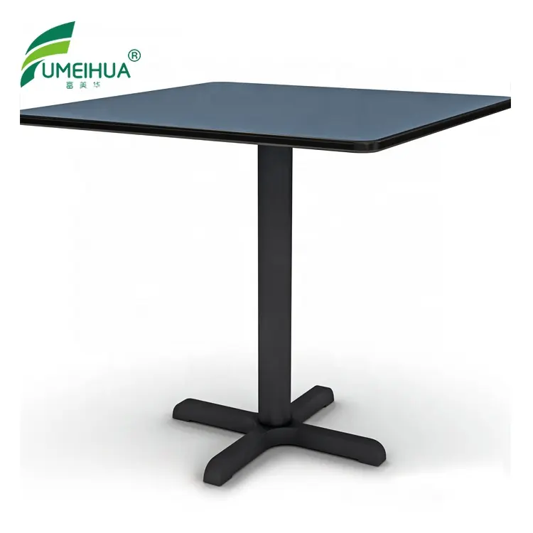 Satılık ahşap yemek masası üst kolay temiz Hpl laminat katı ev mobilya Modern çağdaş tik uzatma yemek masası