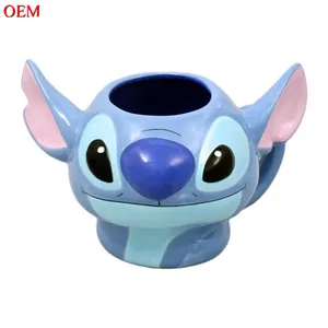 Lieferant Lilo und Stitch Sculpted Cartoon Mug