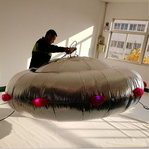 Hanging gonfiabile UFO <span class=keywords><strong>astronave</strong></span> con luci A LED per club di decorazione - Product Image 5