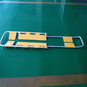 Camilla Plegable Ajustable en Longitud con Asas Rojas para Traslado de Pacientes - Product Image 2