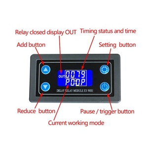 XY-WJ01 one-way relay module <strong>cycle</strong> trigger delay power off delay <strong>timing</strong> <strong>circuit</strong> <strong>switch</strong> 12/24V - Product Image 2