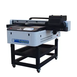 Inkjet UV Flatbed Printer 600mm*900mm A1 A2 A3 A4 A5 sinkable platform printers Automatic for Flatbed printing machines