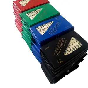 Wholesale Custom Children Jumbo Colored Plastic Domino Game For Kids Playing