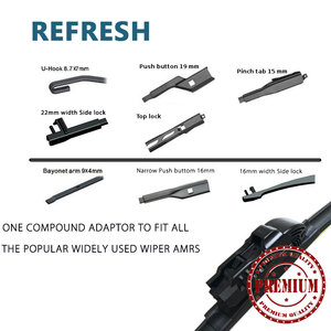Coche REFRESH AERO FLAT <span class=keywords><strong>WIPER</strong></span> <span class=keywords><strong>BLADE</strong></span> UNIVERSAL MULTIFIT SOFT <span class=keywords><strong>WIPER</strong></span> <span class=keywords><strong>BLADE</strong></span> PATENTADO 2a - Product Image 2
