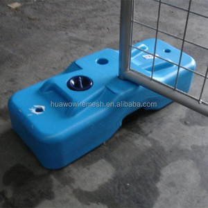 Cercado de metal móvil de bajo mantenimiento Puerta de acero temporal galvanizada por inmersión en caliente Construcción DE SEGURIDAD Valla de riel impermeable - Product Image 5