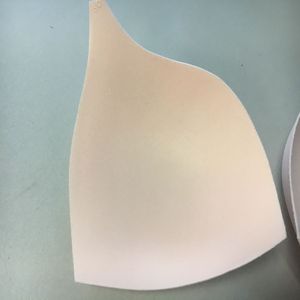 Etiqueta privada plump grande sutiã triângulo nude vestido de espuma almofadas