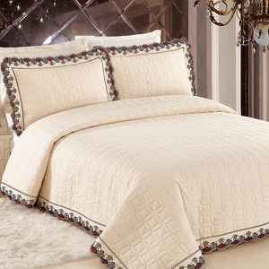 KOSMOS Ropa de cama Polialgodón Bordado 3 piezas Artículos para el hogar Colcha acolchada - Product Image 1