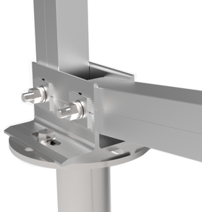 Sistema de montaje en tierra de aluminio, soporte de Panel <span class=keywords><strong>Solar</strong></span> Pv, personalizado, 5KW, 10KW, 30KW - Product Image 3