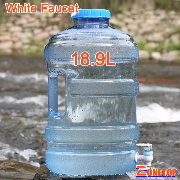 Food Grade PC Material 7.5L 10L 11.3L 15L 18.9L Big Mouth Water Bottle