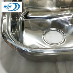 Acciaio inox Singapore Vasca Singola Forma Rettangolare Cucina Lavello <span class=keywords><strong>Con</strong></span> Rifiuti Drainer <span class=keywords><strong>Miscelatore</strong></span> - Product Image 5