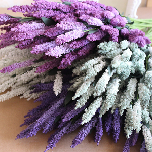 Espuma de <span class=keywords><strong>lavanda</strong></span> artificial para decoración del hogar, venta al por mayor - Product Image 2