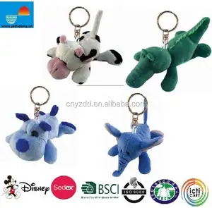 ממולאים בעלי החיים צעצוע keychain / מיני keychain צעצוע קטיפה / בעלי חיים בפלאש keyring 