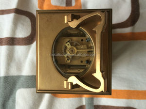 Đồng Hồ/Đồng Hồ Du Lịch Có Vỏ Bằng Sứ Màu Trắng Mạ Vàng Kiểu Pháp 18S Bắt Chước Bộ Lặp 8 Ngày - Product Image 2