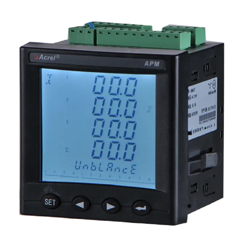 APM800-Medidor de monitor de potencia eléctrica multifunción, 3 fases, con salida profibus