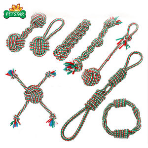 Juguetes para mascotte masticare Tugging lanciare divertente durevole corda di cotone cane masticare giocattolo per animali domestici - Product Image 6
