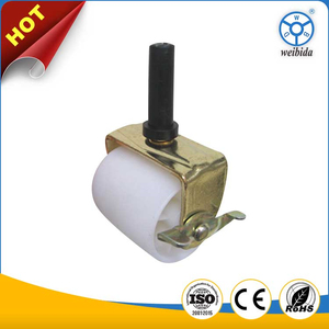 2 pulgadas 50mm vástago roscado <span class=keywords><strong>nido</strong></span> giratoria <span class=keywords><strong>cama</strong></span> de plástico <span class=keywords><strong>ruedas</strong></span> - Product Image 1