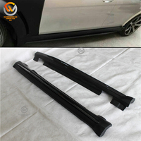 Kit carrosserie large style C63 AMG pour berline 4 portes Classe C W204 2012-2014, série noire, pièces automobiles
