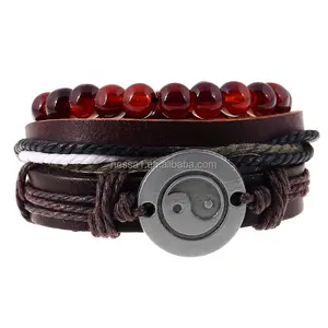 Nieuwe Aantrekkelijke Kraal Yin Yang Armband Mannen Sieraden N2312101