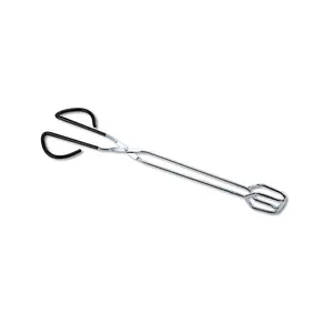 Amostra grátis! Pinça de aço inoxidável para churrasco, pinça para servir comida ao ar livre, churrasco, carvão, tesoura