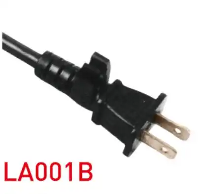 Nema 1-15p Polarized w/cord clip power cord 110v fused plug power cord
