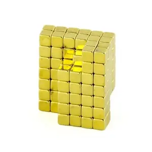 Cube magnétique en néodyme, Cube Neo robuste pour plantation en or