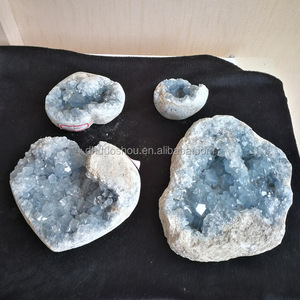 جيودات كريستال السيليستيت الأزرق الطبيعي بالجملة، جيودات الكالسيت الأزرق - Product Image 5