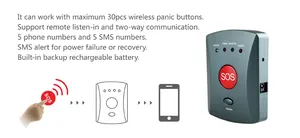 Botón de emergencia GSM 4G para personas mayores, YL-007EG de alarma de emergencia Manual - Product Image 5
