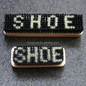 Brosse à chaussures de cheval en laiton et en daim, qualité professionnelle, personnalisée, nettoyage, usine - Product Image 5