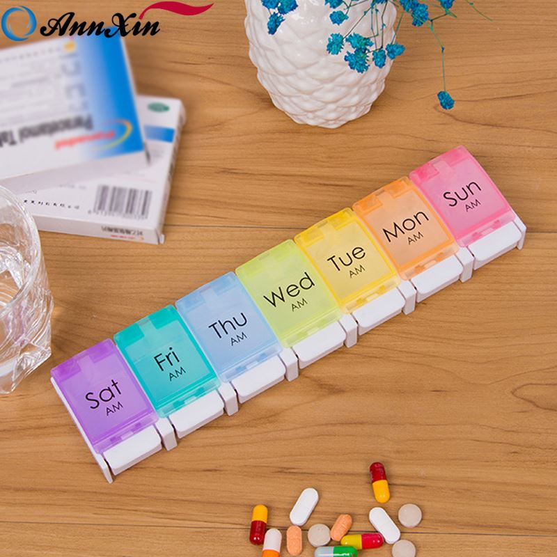 2019 новый дизайн, интеллектуальная и портативная коробка для таблеток на 7 дней с таймером