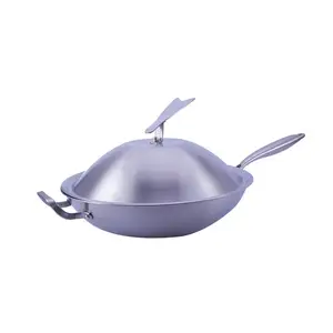 Meilleur qualité fabricants fournisseur industriel antiadhésive wok poêle