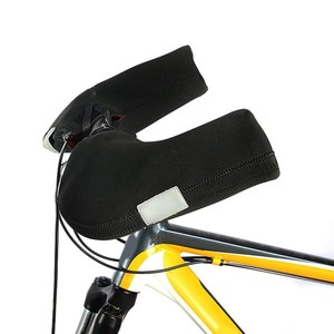 Guanti da manubrio in Neoprene per ciclismo copri mani <span class=keywords><strong>antipioggia</strong></span> per bici - Product Image 1
