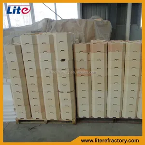 High Alumina Bricks For Furnace For Glass Furnace Fused Cast Fire High Alumina Block White Mullite Corundum Dense Brick