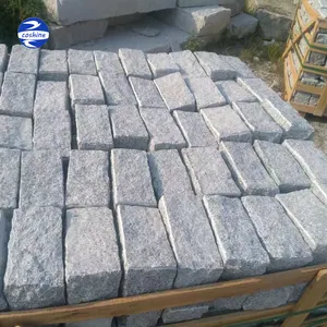 Çin ucuz cilalı honlanmış alevli peyzaj taşı gri G603 granit hollanda parke taşı