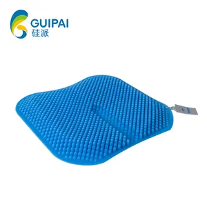 3D Breathable Cool Comfortable Silicone Car Massage Mat for Driver Office Seat Mat
