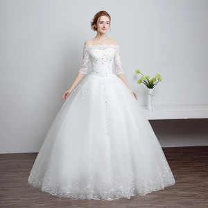 Caldo di Stile Della Corea Avorio Bianco/<span class=keywords><strong>Rosso</strong></span> Plus Size Abito Abito Da Ballo Senza Spalline Abito Da <span class=keywords><strong>Sposa</strong></span> per <span class=keywords><strong>la</strong></span> <span class=keywords><strong>Sposa</strong></span> - Product Image 3