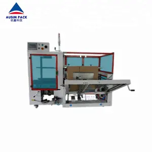 High Quality Grade Carton erector with the hot melter/Case erector hot melt gule machine