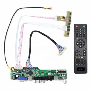 Carte HDM VGA AV USB RF LCD Connecteur de haut-parleur LED Pcb Bathroom TV Support Transform Audio Compatible avec HD MI 1.3/1.4,HDCP 1.2