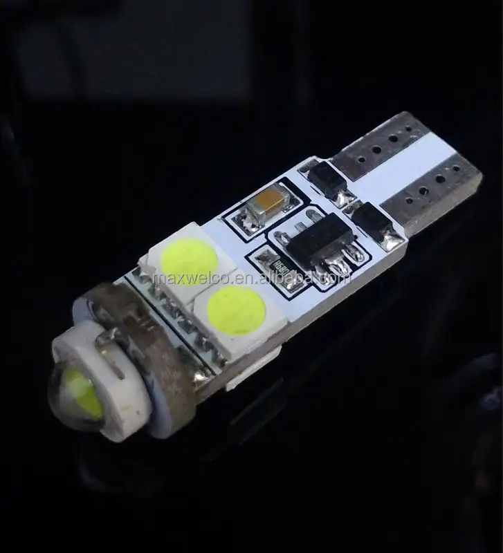 Auto lampadina led t10 auto lampadina led ad alta potenza 1 w/4 smd(5050)