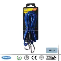 Elastic strap bungee cord with metal hooks
