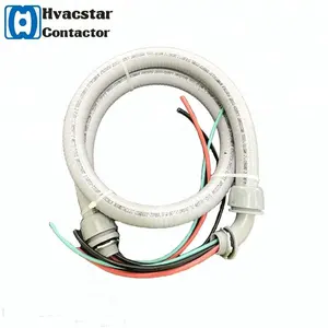 6Ft 3/4&quot;x4', 8AWG Air Conditioner Conduit Electrical Whips For Lighting