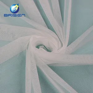 Pleat Chinese Polyester White Heavy Pleat Crinkle Fabrics Heavy Pleat Crinkle Fabric Tulle