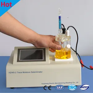 Medição do teor de água em estado líquido/óleo isolante de transformadores de Karl Fischer moisture tester