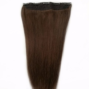 Humains extensions <span class=keywords><strong>brun</strong></span> clair double drawn fusion one piece clip dans remy extension de cheveux - Product Image 1