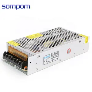 Sompom 110V 220V อินพุต AC 12V 24V 36V 48V DC เอาต์พุต SMPS 5A แหล่งจ่ายไฟ