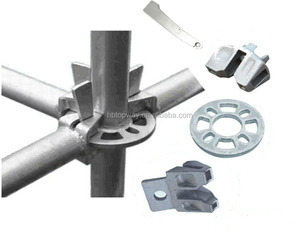 Ringlock Giàn Giáo Hệ Thống Phụ Kiện Ngang Ống Đường Sắt End Sổ Cái Đầu Với Wedge Pin - Product Image 5